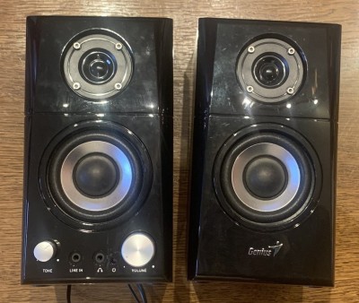 Boxe Genius Model SP-HF500A, Black-Cherry Wood foto