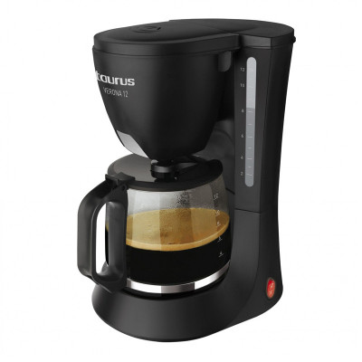 Filtru de cafea Verona 12 Taurus, 12 cesti, 680 W, plita electrica, LED, Negru foto