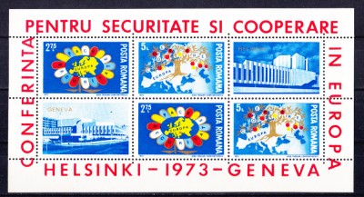 TSV$ - 1973 LP 833 OSCE, COLITA DANTELATA MNH/** LUX foto
