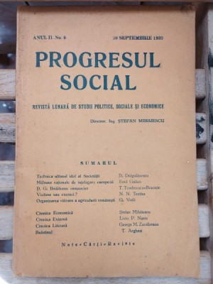 Stefan Mihailescu - Progresul Social foto