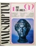 Al. Oprea - Manuscriptum 1/1980, (38) anul XI (Editia: 1980)