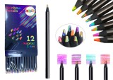 Set creioane multicolore, 12 elemente, Lean 20199