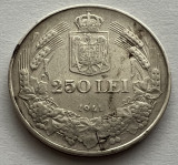 250 Lei 1941TPT, Argint, Mihai I, Romania