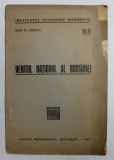 VENITUL NATIONAL AL ROMANIEI de DEM .N. IORDAN , 1930