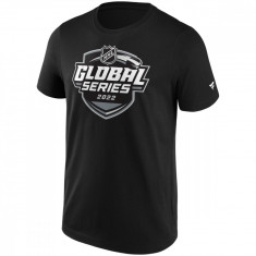 NHL produse tricou de bărbați Global Series 2022 Primary Logo Graphic black - L