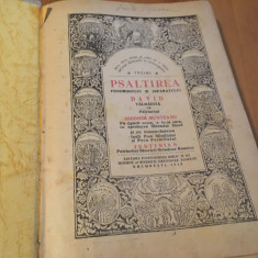 RARITATE! PSALTIREA TALMACITA DE PATRIARHUL NICODIM-A TREIA EDITIE BUCURESTI1948