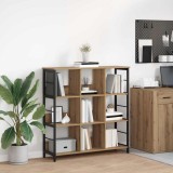 VidaXL Raft pentru cărți Stejar Artizanal 102 x 32 x 104,5 cm 884011