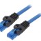 Patch cord U/UTP 6a albastru 3m 24AWG