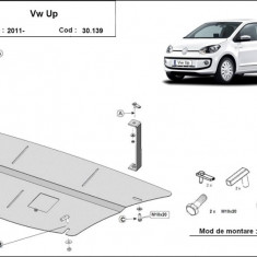 Scut metalic motor si cutie de viteze VW Up 2011-prezent