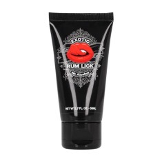 Gel intim cu aromă PHARMQUESTS Exotic Rum Lick, pentru masaj și sex oral, cu aromă de rom, fără alcool, 50 ml(