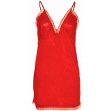 Camasa De Noapte Rose Rosu S/M JGF Lingerie