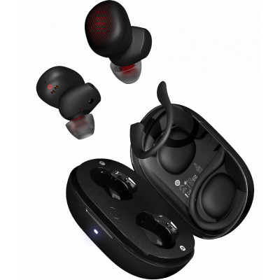 Handsfree Casti Bluetooth Amazfit PowerBuds, Dynamic, Ear-hook, In-ear, Negru, Resigilat foto