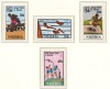 Nigeria 1980 Mi 368/71 MNH - Jocurile Olimpice de vara, Moscova, Nestampilat