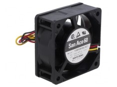 Ventilator DC axial 48VDC 60x60x25mm 63,6m3/h 44dBA bilă: Ventilator DC axial 48VDC 60x60x25mm