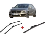 Cumpara ieftin Set 3 stergatoare MERCEDES-BENZ A-CLASS (W176) 2012 - 2018, pentru parbriz si luneta, Bosch Aerotwin