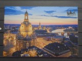 GERMANIA - BISERICA FRAUENKIRCHE DIN DRESDA, VEDERE AERIANA CU IMPREJURIMILE