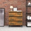 VidaXL Dulap, stejar fumuriu, 60x35x69 cm, lemn compozit 815807