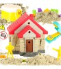 Set creativ pentru copii cu căsuță și forme 750 g