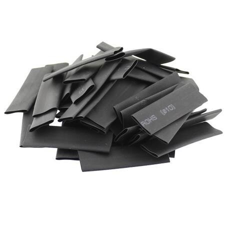 Tub Termocontractabil Varnis 127 buc / set, rezistente la foc, contractie 2 la 1 negru