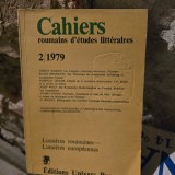 Cahiers roumains detudes litteraires nr.2/1979