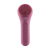 Perie de curatare faciala ETA Fenite 8353 90000, silicon, baterie Li-ion 3.7 V/ 800 mAh, functionare fara fir, vibratie si incalzire, roz