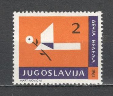 Iugoslavia.1961 Marci de binefacere-Saptamina copiilor SI.658 foto