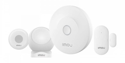 Kit securitate inteligenta IMOU cu gateway Zigbee 3.0, WiFi 2.4 GHz, senzor miscare, senzor usi/ferestre si buton alarma, KIT-Alarm(ZG2)-EU-5 SafetyGu foto