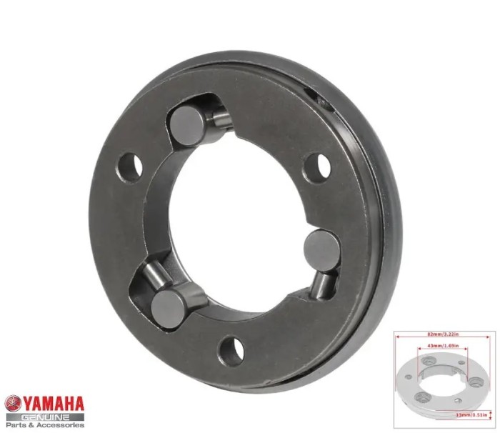 Cuplaj electromotor (bendix) original Beta RR 125 Enduro - Motard (20-23) - Yamaha WR 125 R / X (08-17) - YZF-R 125 (08-16) 4T LC 125cc