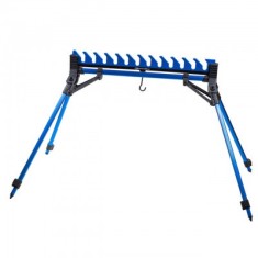 Suport lansete Garbolino Kit Silver Top 12 pozitii, 4 picioare, XXL, reglabil 70-100 cm, anti-vant