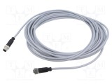 Cablu HARTING 5 pini M12 pentru senzori/automatizări 10m PVC