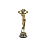 Nud - statueta din bronz pe soclu din marmura BX-4, Nuduri