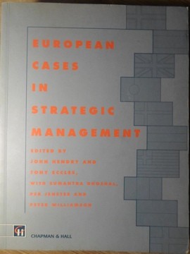 EUROPEAN CASES IN STRATEGIC MANAGEMENT-JOHN HENDRY AND TONY ECCLES foto