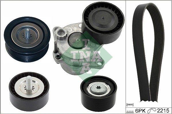 INA 529 0361 10 Set curea transmisie cu caneluri