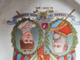 Cumpara ieftin RARA = FARFURIE DECOR FOARTE VECHE 20 JUNE1902 - INCORONAREA KING EDWARD VII ALEXANDRA - familia regala