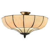 Cumpara ieftin Plafoniera din metal si sticla Tiffany &Oslash; 46 cm x 25 h