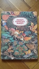 Povesti fermecate rusesti (Ed. Raduga / Ion Creanga, 1990, ilustratii de N. Kocerghin, trad. Nina Gafita) basme povestiri carte pentru copii Rusia