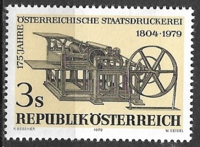 B2453 - Austria 1979 - Timbrul neuzat,perfecta stare foto