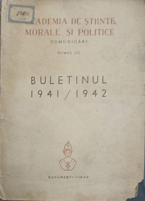 BULETINUL 1941 - 1942. COMUNICARI, TOMUL III-G. STRAT-238558 foto