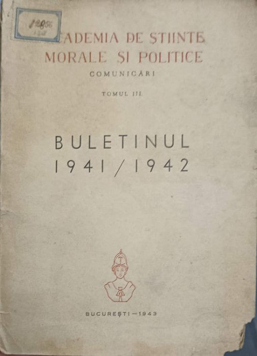 BULETINUL 1941 - 1942. COMUNICARI, TOMUL III-G. STRAT-238558