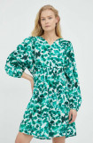 Marc O&#039;Polo rochie culoarea verde, mini, evazati