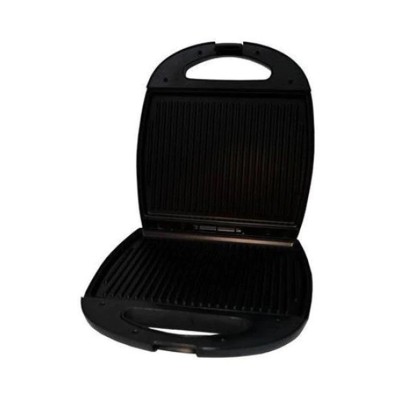 Sandwich maker Hausberg, 1200 W, 4 sandwich-uri, indicator LED, aluminiu, Negru foto