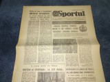 ZIARUL SPORTUL 1 NOIEMBRIE 1984