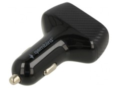 &Icirc;ncărcător USB Dual 12-24V Negru