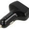 &Icirc;ncărcător USB Dual 12-24V Negru
