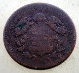 1.223 UNGARIA 1 KRAJCZAR 1868 KB, Europa, Cupru (arama)