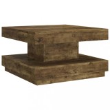 Cumpara ieftin Masuta de cafea, maro inchis, 60x60x35 cm, MDF