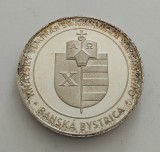 Slovacia - Medalie biserica din Banska Bystrica 1993 - Argint