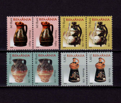 2006 LP 1715 &amp;quot;Ceramica rom./ Ulcioare nunta (I) &amp;quot; - serie pereche H , MNH foto