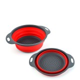 Sita rotunda din silicon cu manere , 30X24 cm
