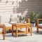 vidaXL Masă de cafea Maro 70 x 40 x 45 cm lemn masiv de acacia 4108103